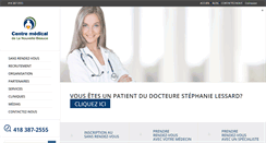 Desktop Screenshot of centremedicalnb.com
